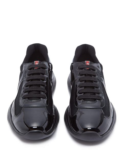 prada americas cup trainers patent black|Mehr.